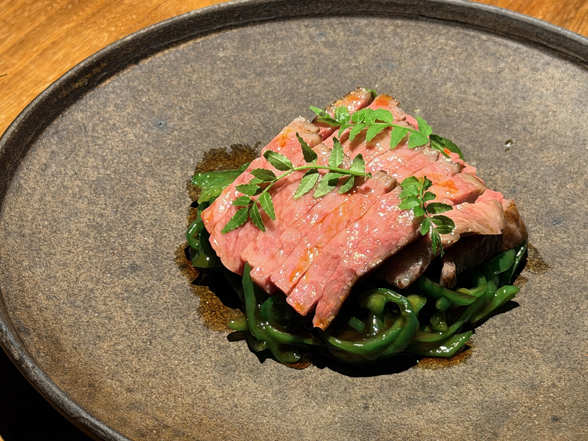 大人の青椒肉絲